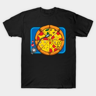 Vinyl Record Pizza Party T-Shirt